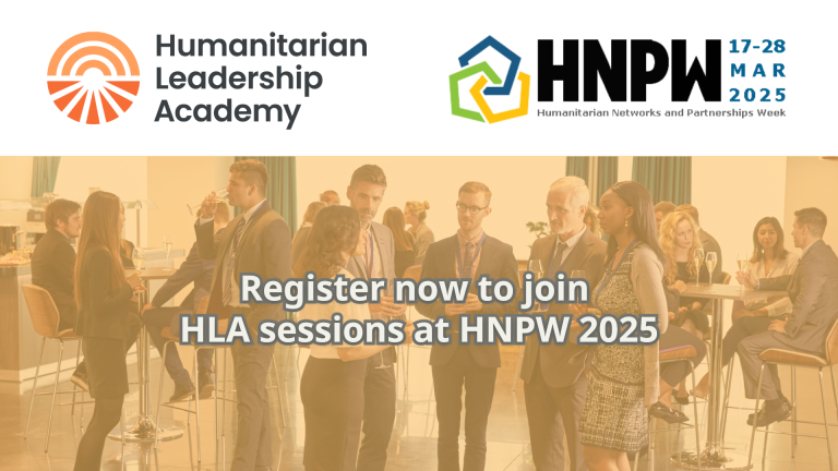 HLA at Humanitarian Networks and Partnerships Weeks | 17 – 28 March 2025